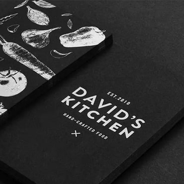 Печать визиток белой краской