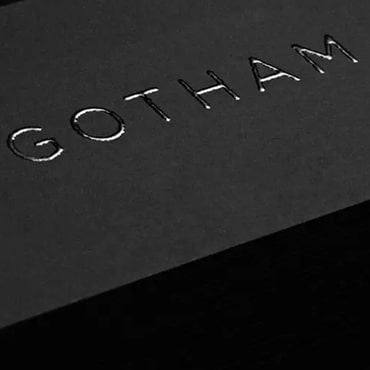 Печать визитки термографией