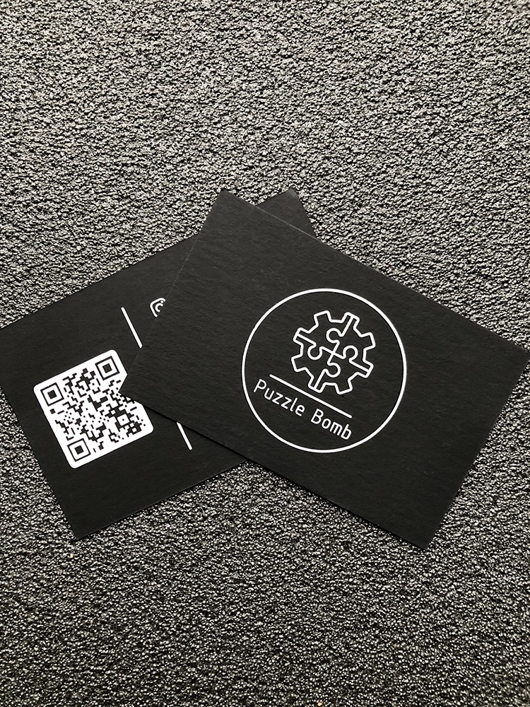 Визитки с объёмным УФ лаком