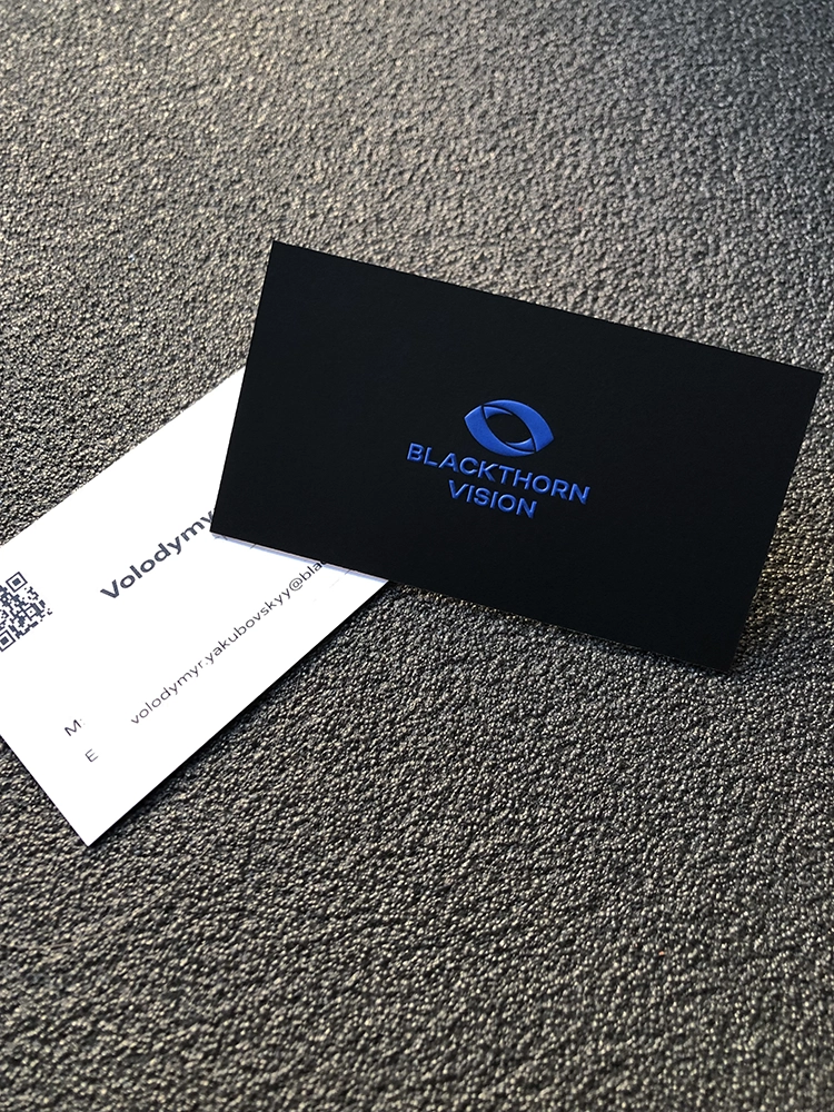 Визитки с конгревным тиснением